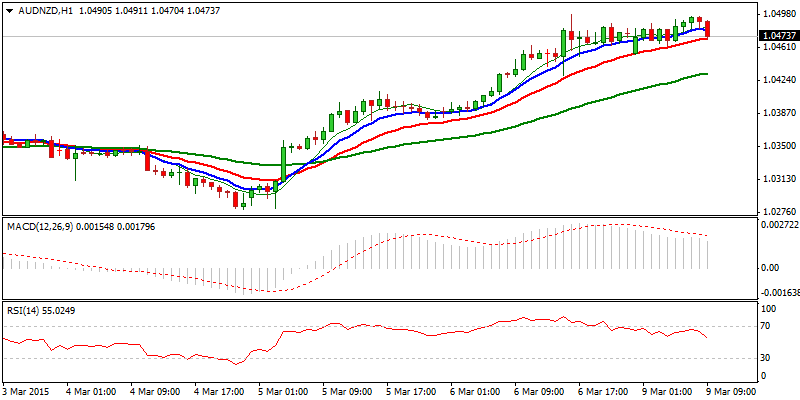 AUD/NZD Hourly Chart